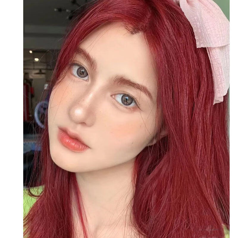 桃红色送褪色膏(自然黑发选)【图片 价格 品牌 报价】-京东