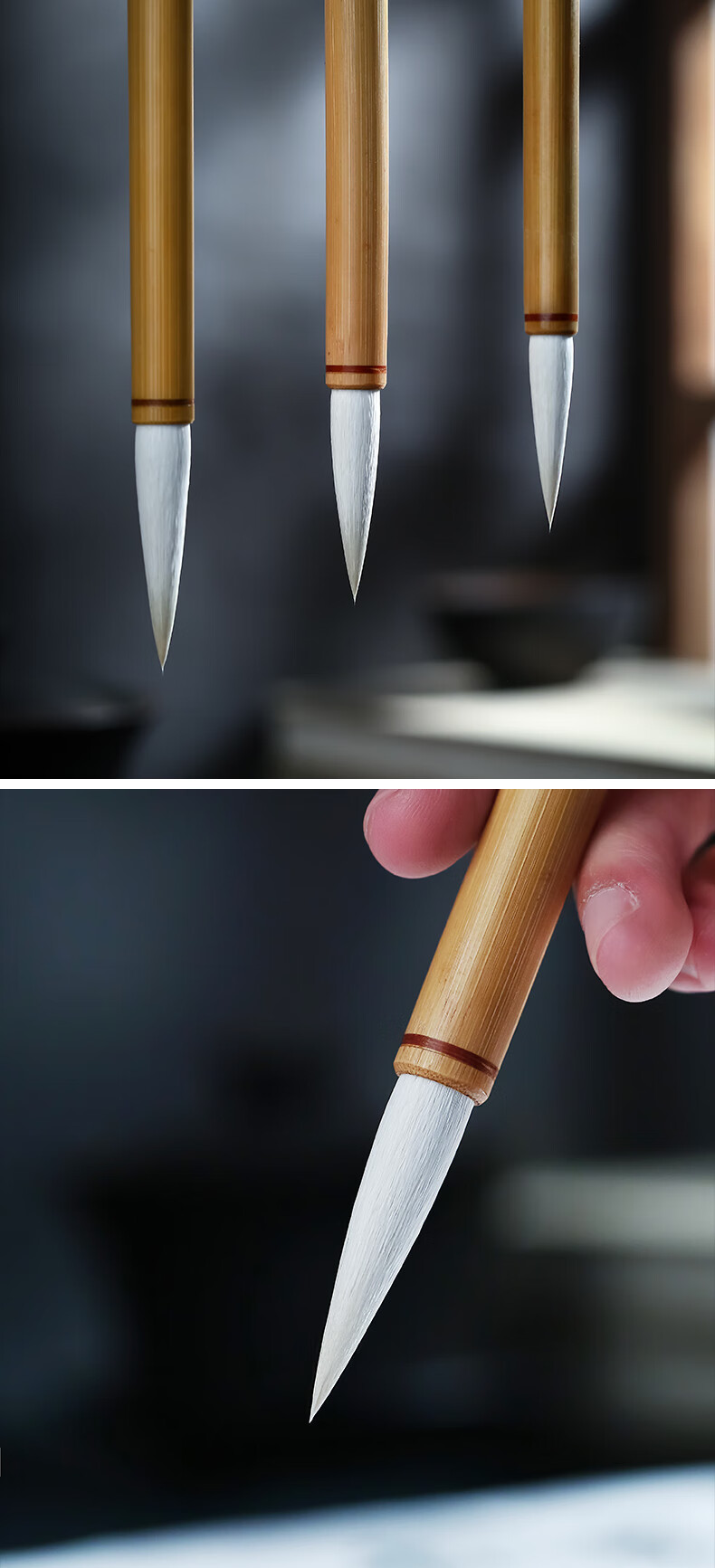 篆书隶书成人书法国画晕染入门作品专用软毫笔羊毫毛笔当家羊毫小羊毫