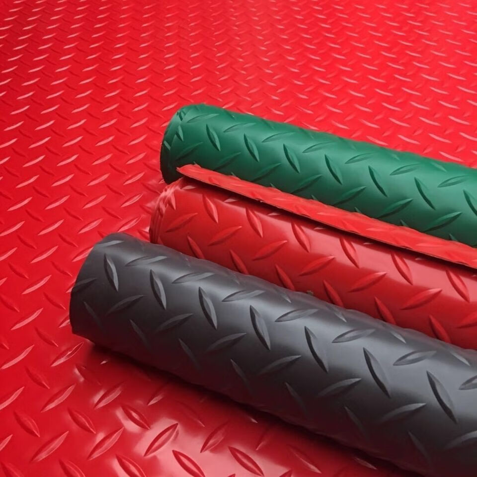 牛津熟胶防滑地垫进门入户脚垫定制裁剪pvc防滑防水仓库商用灰色13米