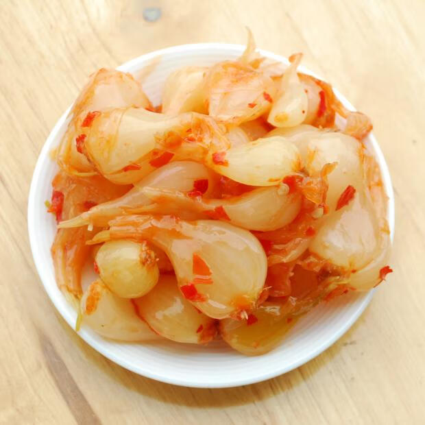 湖北酸辣藠头580克腌制泡菜下饭菜酱菜咸菜荞头1瓶【图片 价格 品牌