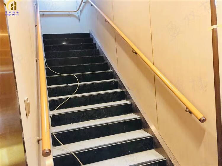 楼梯扶手墙托 室内过道走廊壁挂式楼梯扶手 不锈钢墙托幼儿园老人胶木