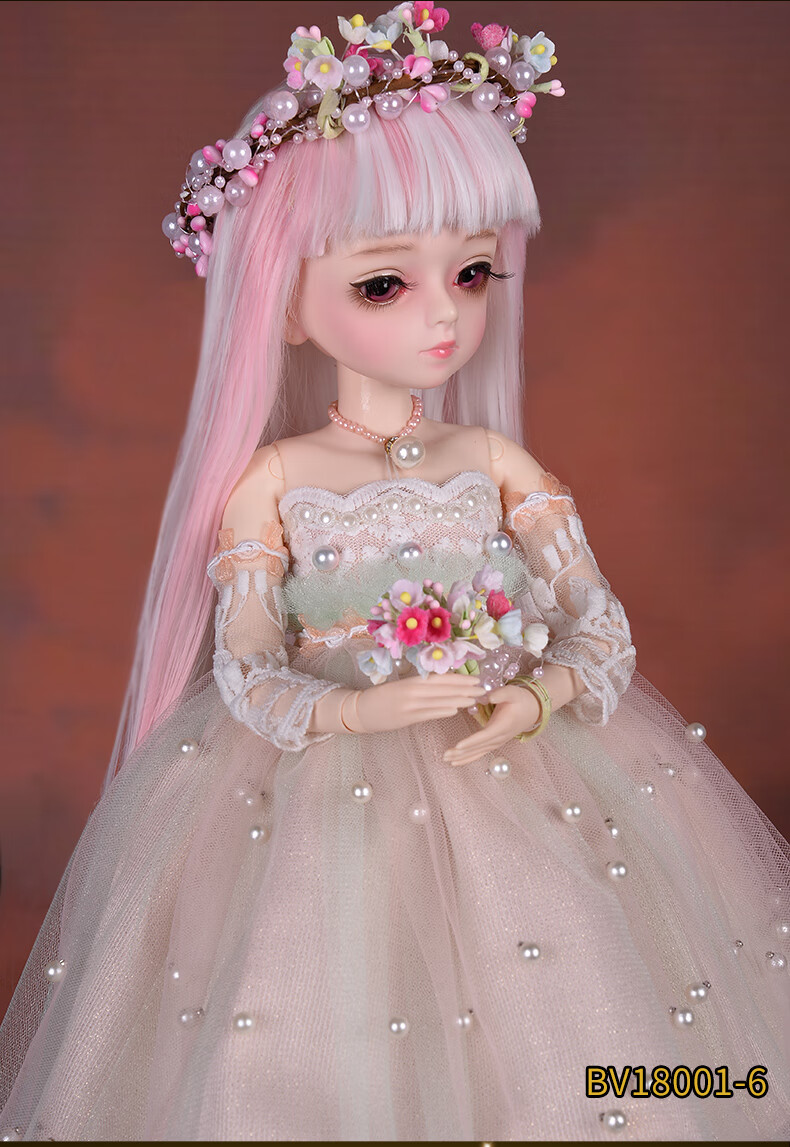 【京闪配送】多丽丝凯蒂娃娃kd关节换装洋娃娃45厘米bjd女孩玩具仿真