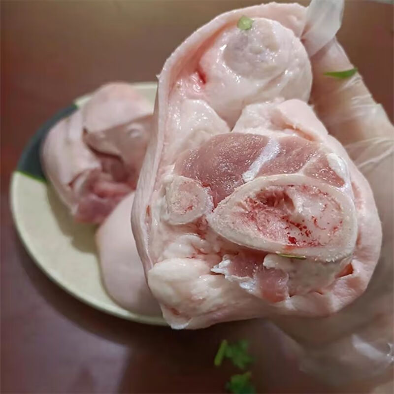 展志曼智新鲜猪拐骨土猪生猪蹄猪脚圈新鲜猪蹄猪拐骨猪蹄块 新鲜猪拐