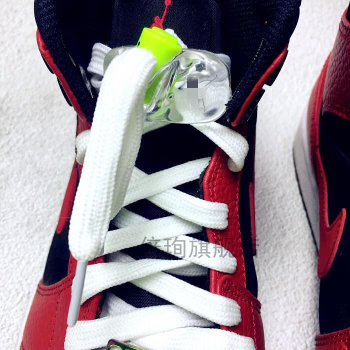 飞人6代鞋带扣aj篮球鞋弹簧鞋扣diy炫彩塑料扣子af1空军一号配件 黑色