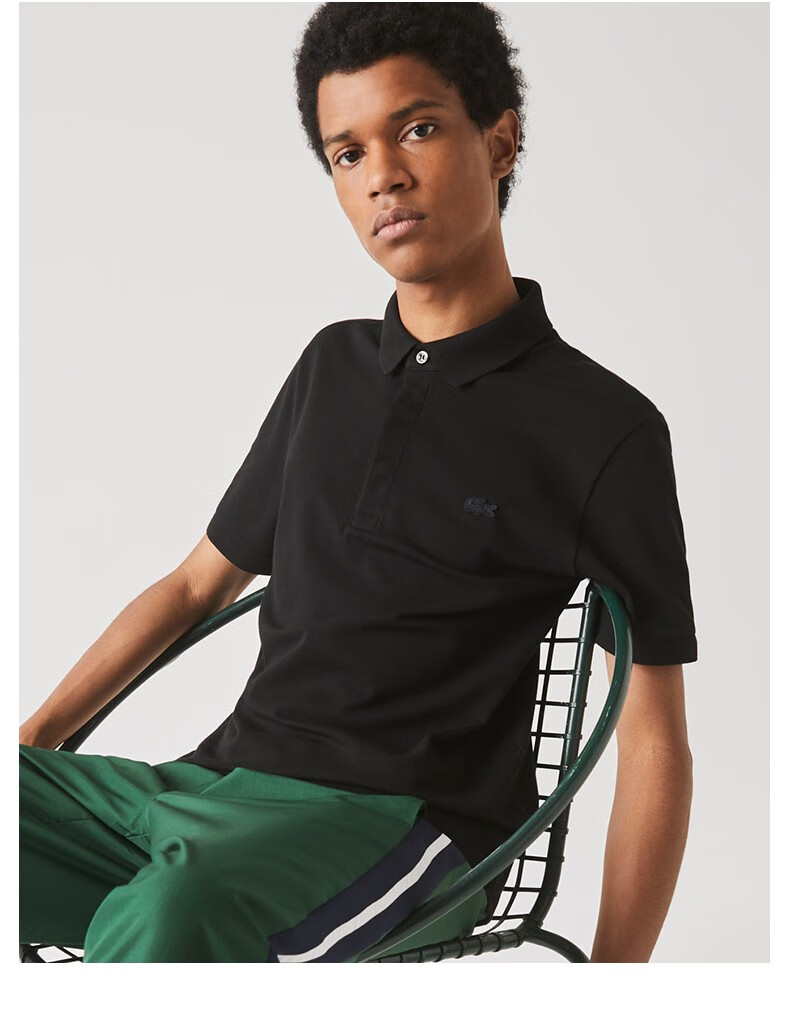 lacoste法国鳄鱼男装经典款春季新款休闲翻领短袖polo衫男ph5522001