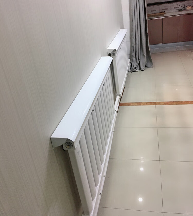 免打孔暖气片架子装饰挡板电遮挡罩隔热防熏墙隔板防尘置物17cm宽升级