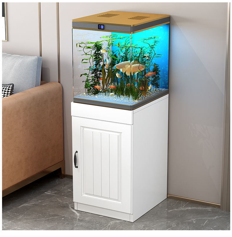 鱼缸架子铝合金鱼缸底柜水族箱底座超白鱼缸底座新品鱼缸柜鱼缸柜铝