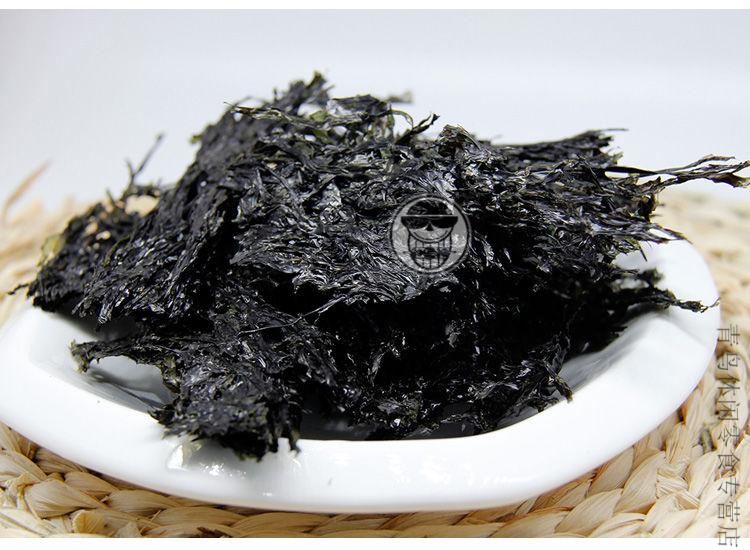 舟山紫菜 舟山特产无沙免洗幼嫩紫菜干货大片紫菜汤冲泡即食 紫菜三袋
