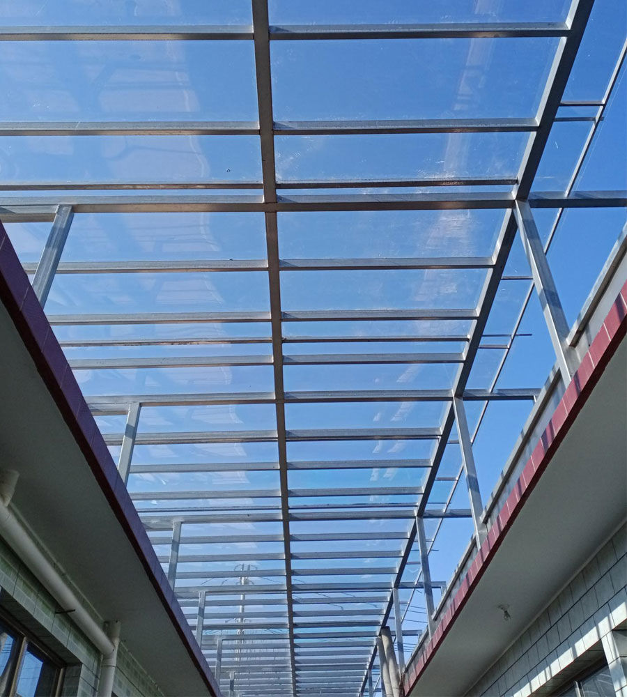 软玻璃耐力板阳光板透明塑料板采光户外挡雨棚防晒阳光房大棚遮阳 1.