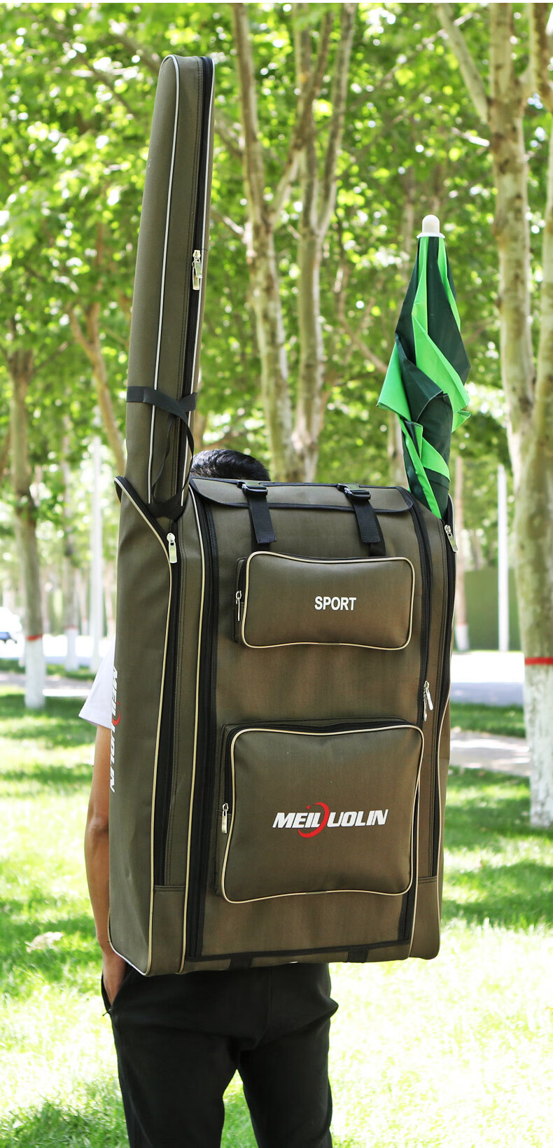 芸婷钓椅包双肩背钓椅包渔具包大背包鱼竿包防水钓椅包三层大容量钓