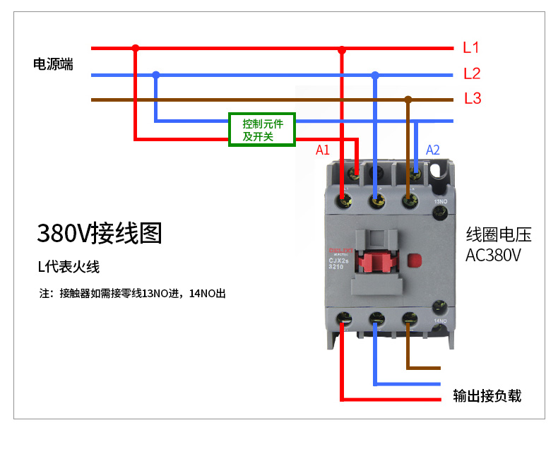 220v单相12a 380v三相0901 110v 24v cjx2s-3201 线圈36v