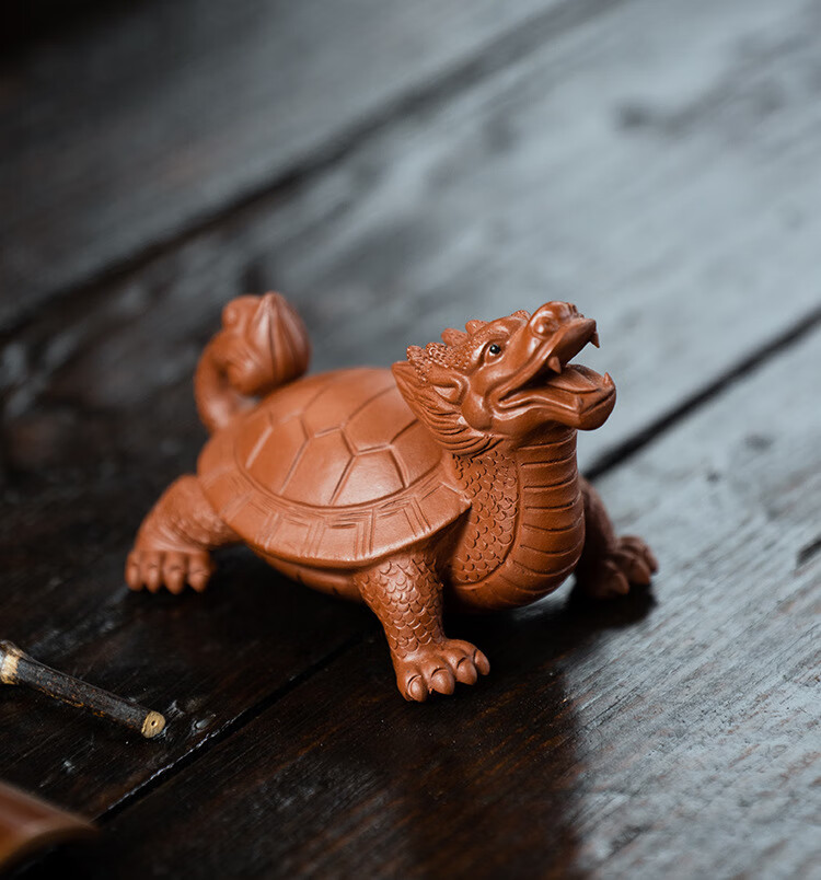 官方旗舰宜兴紫砂茶宠龙龟乌龟摆件茶具茶道茶盘配件工艺品摆件礼品