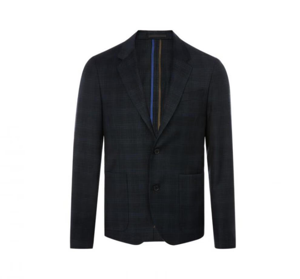 ps paul smith 深蓝色单排扣商务男士西服上衣西装外套 深蓝色 50