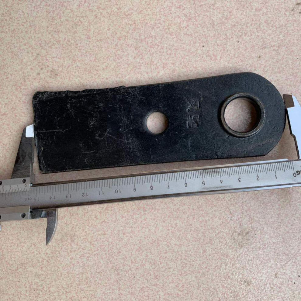 激光熔覆开元玉米秸秆粉碎还田机灭茬机刀片豪丰赵县耐磨合金刀 电焊