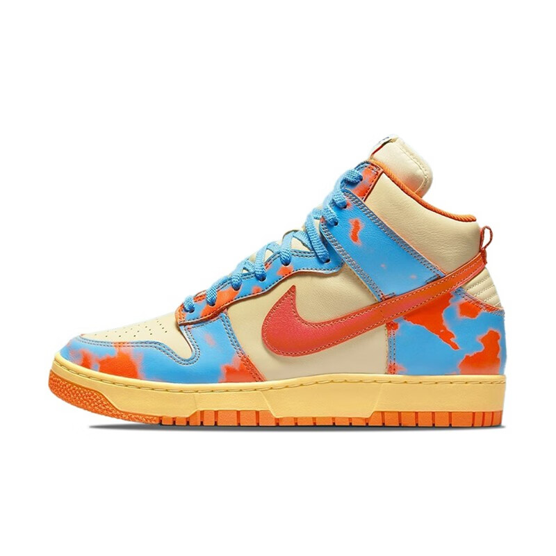 nike dunk high 男女高帮休闲滑板鞋 dd1399 黑红dd9401-600 38.