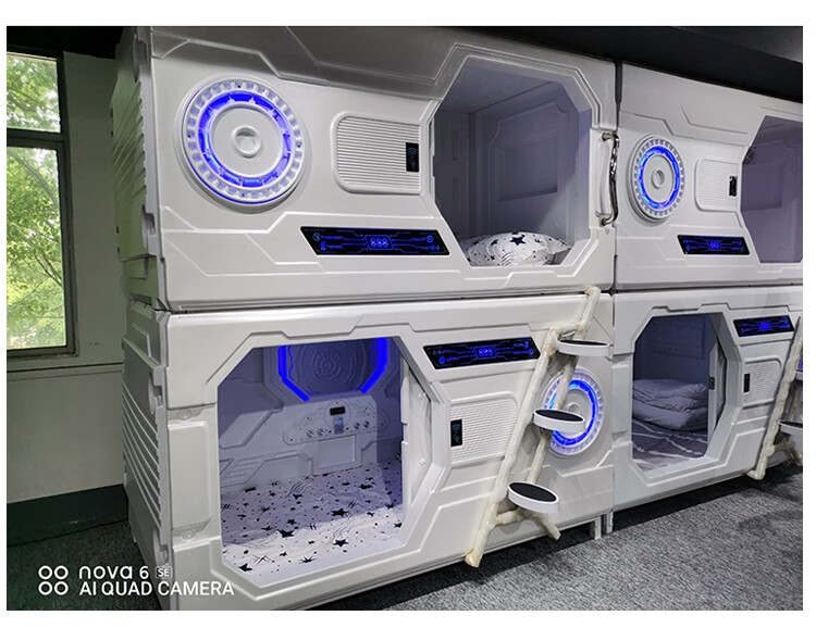 贤益电竞酒店床电竞太空舱床房间休息舱睡眠仓胶囊酒店家具单人青年