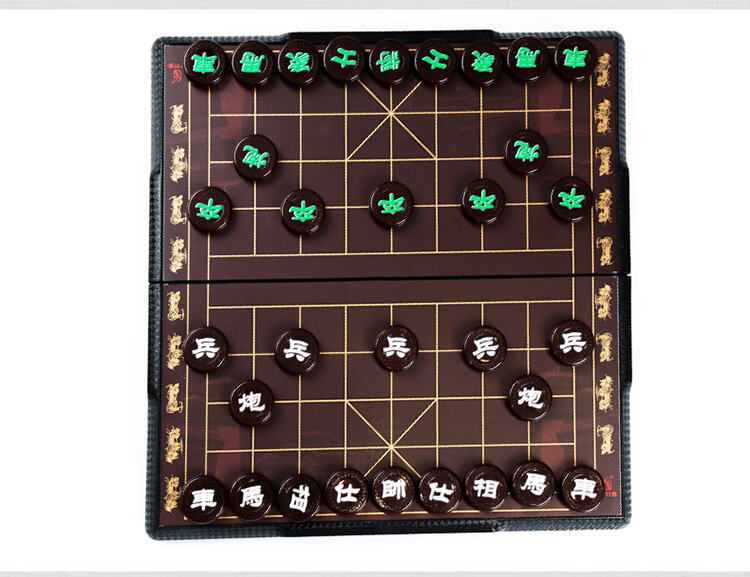 象棋大号磁性折叠棋盘成人儿童学生家用象棋带棋盘套装a70233x33cm