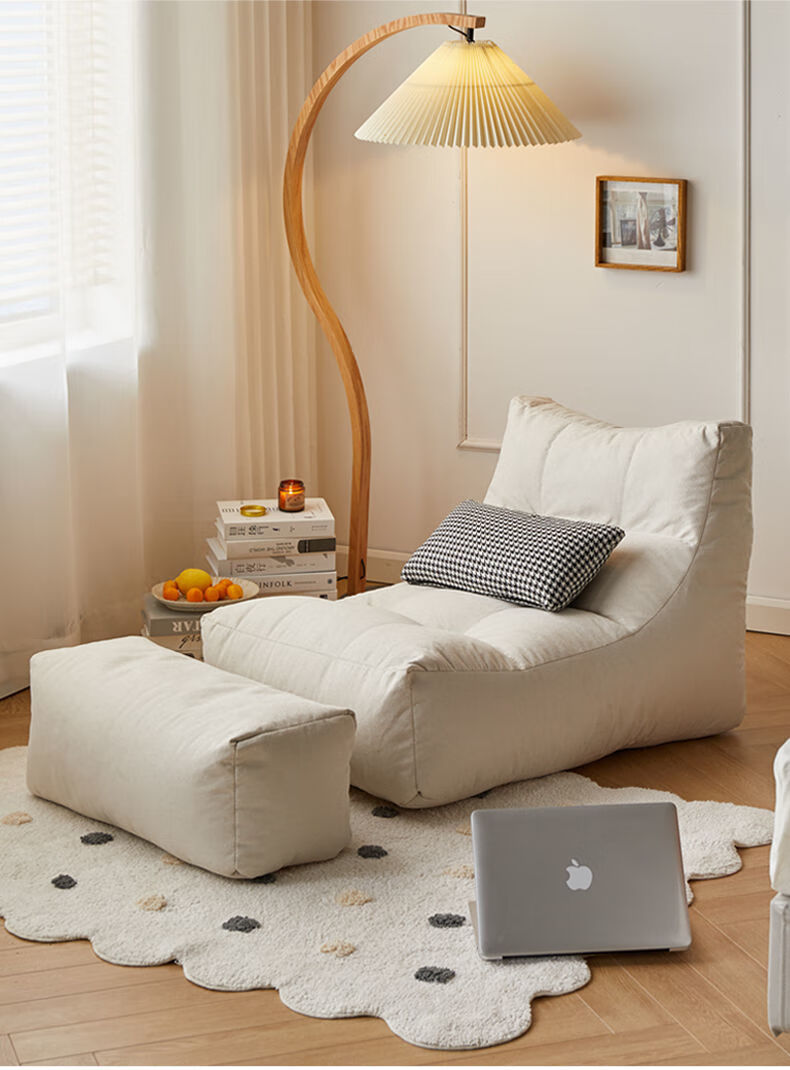 欢馨毛毛虫沙发懒人沙发榻榻米可躺单人可爱网红小型阳台休闲卧室房间