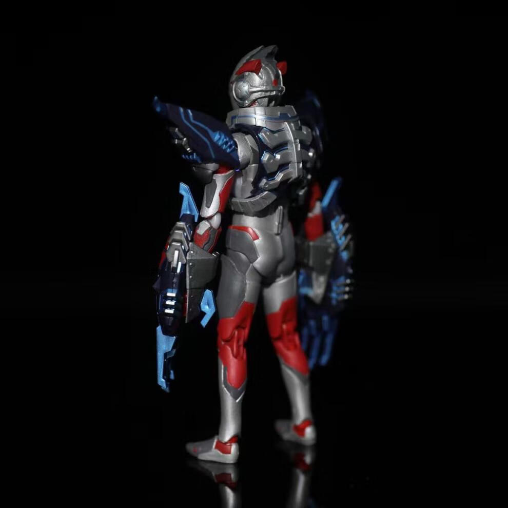 男孩玩具关节可动手办模型摆件 艾克斯奥特曼发光版原色15cm【图片