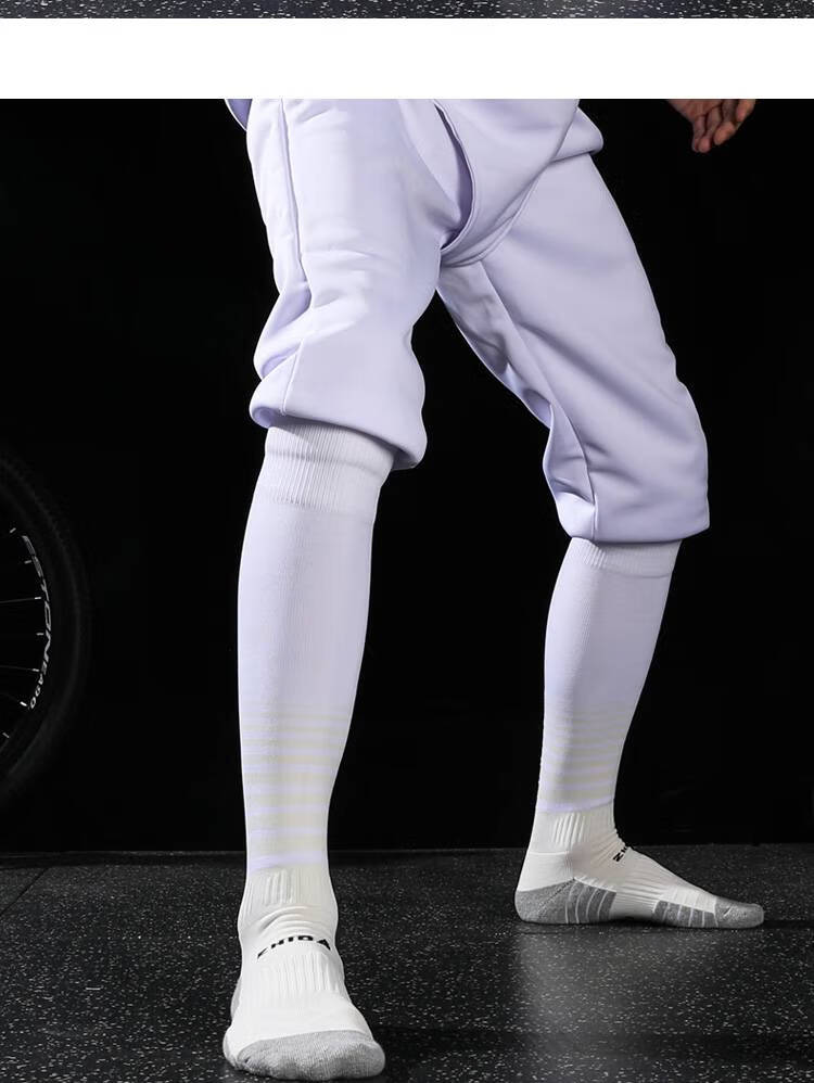 击剑袜 zhida制达夏季薄款击剑袜儿童少年成人毛巾底比赛训练运动袜