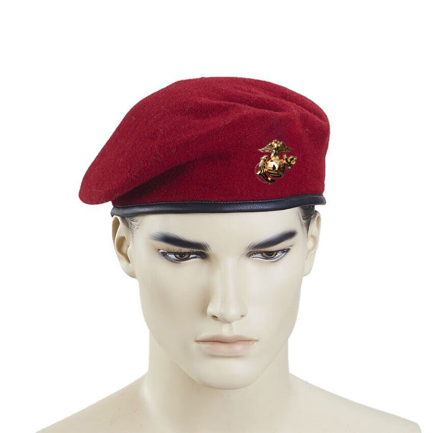 敢死队我是特种兵同款贝雷帽特种部队羊毛贝雷帽男女黑色敢死队帽子