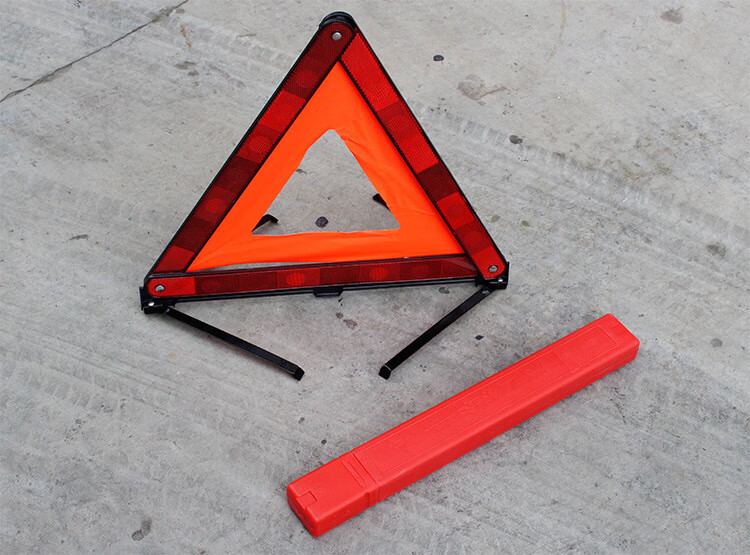 适用于新款适用于汽车三角警示牌三脚架车用故障反光停车安全国标三角
