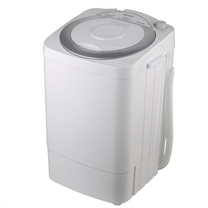 美的(midea)7公斤大容量迷你洗衣机小型家用单缸半自动洗脱两用70kg