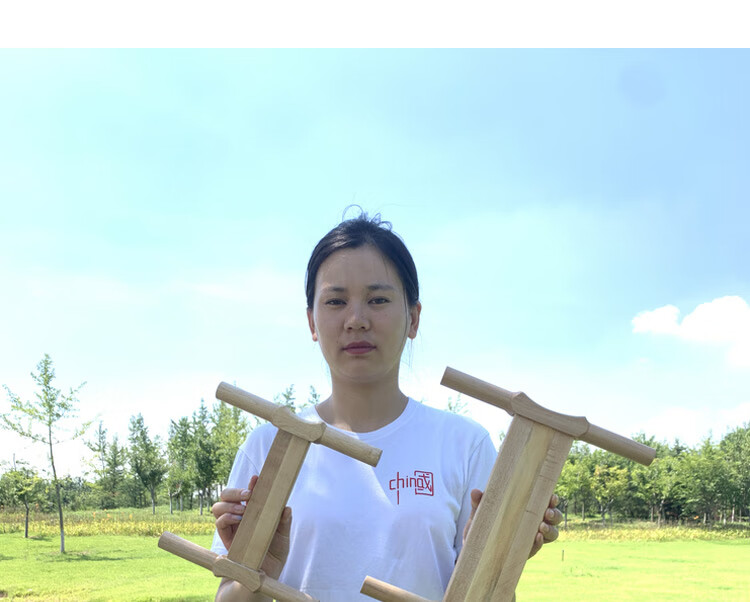 风筝拐子奥月风筝潍坊传统实木拐子儿童小圆形线轴成人大号放飞收线