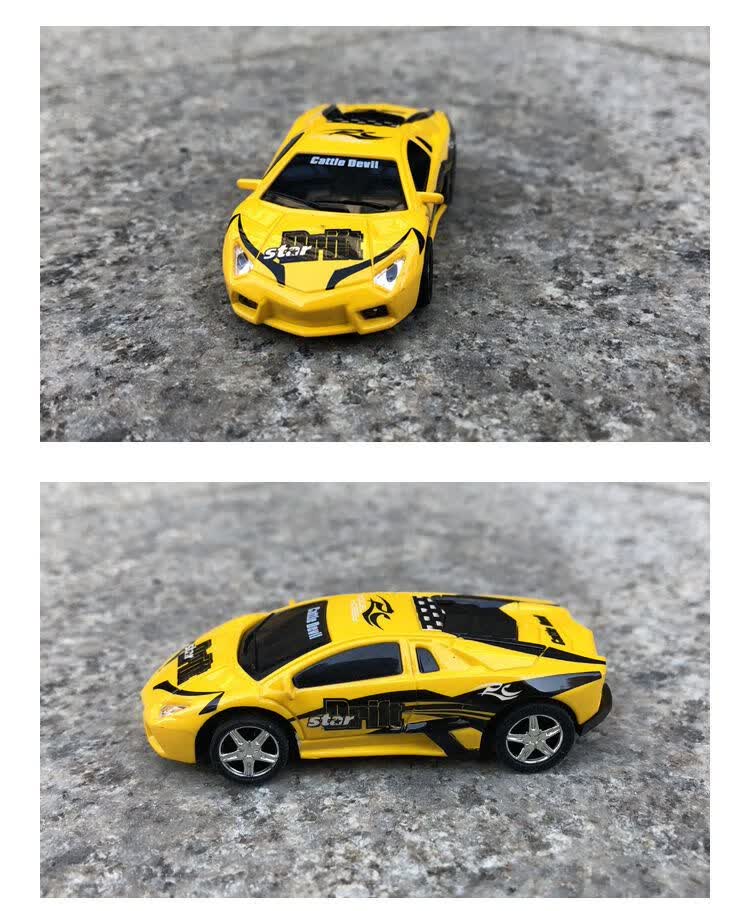 迷你型充电遥控车mini可乐易拉罐赛车跑车坦克越野车小汽车玩具车