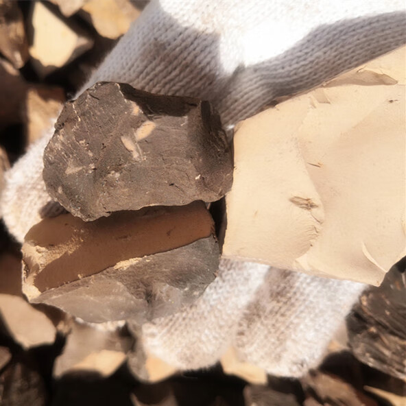 异食癖烟熏黄土条块饼烟熏胶泥烤土胶黄土非可食用非可以吃的土烟熏