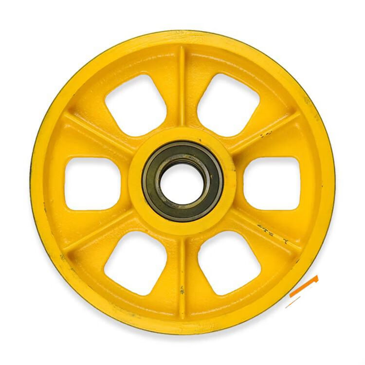 通用电梯反绳轮轿顶轿底对重轮电梯配件通力导向轮单独轴直径50轴长