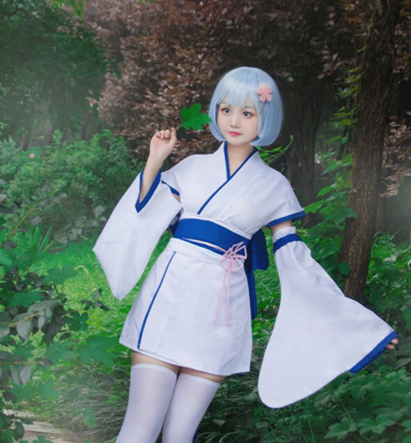 rpgf蕾姆cos服re:从零开始的异世界生活 拉姆蕾姆雷姆 幼年和服