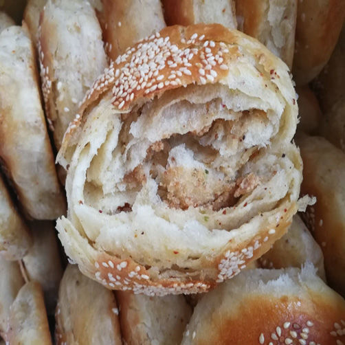 山东菏泽大烧饼单县吊炉烧饼果木炭烧饼真空包装面食6个10个小吊炉20