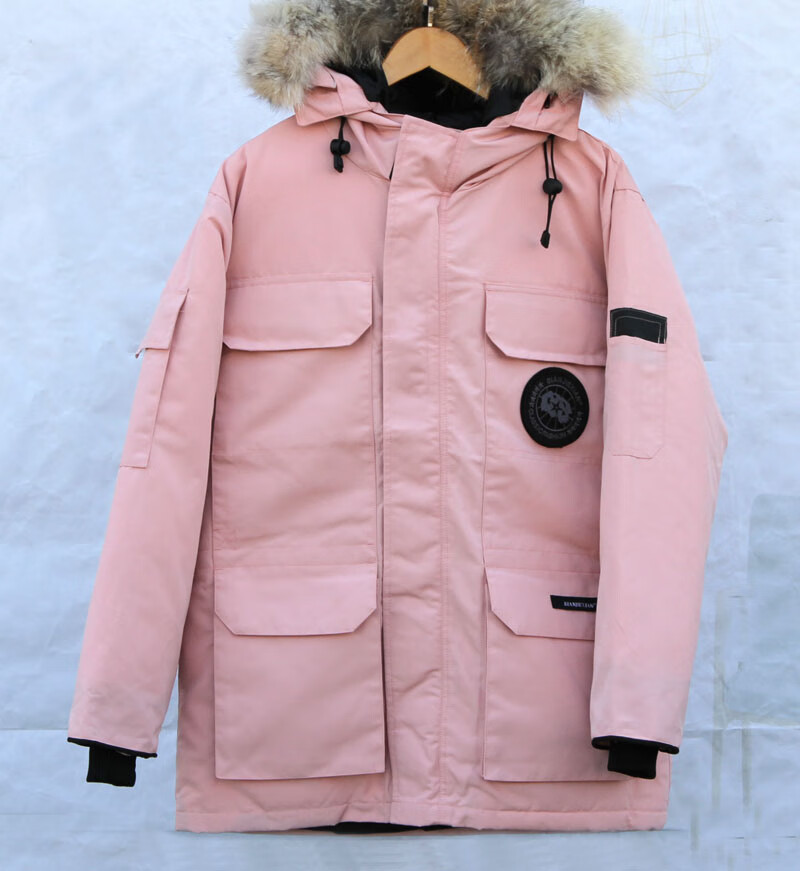 海外轻奢高端大鹅羽绒服加拿大风服男2020冬季新款女大鹅派克工装加厚