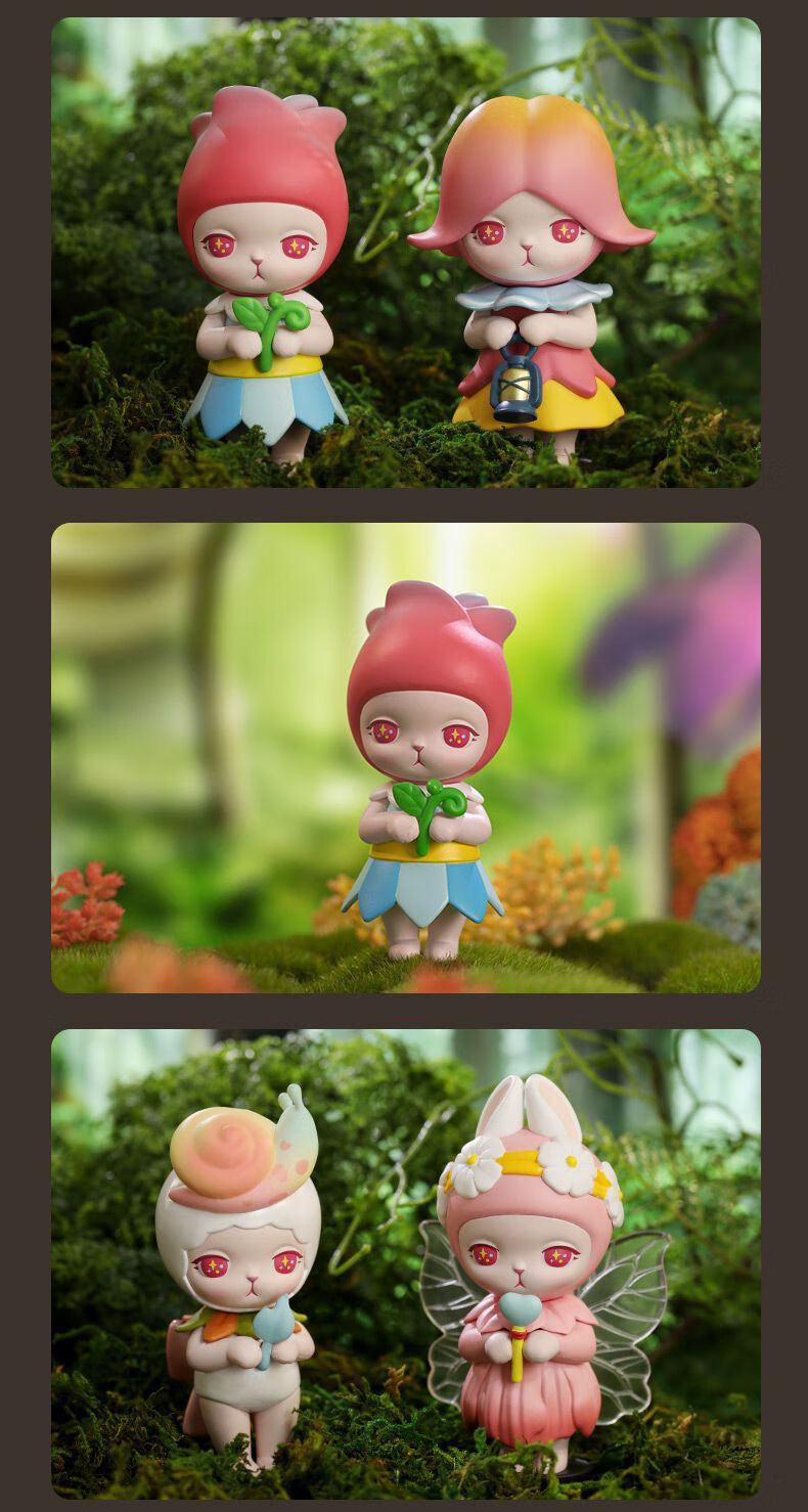 bunny兔子森林系列盲盒隐藏公仔玩具摆件 隐藏 沉睡公主-确认款 保证