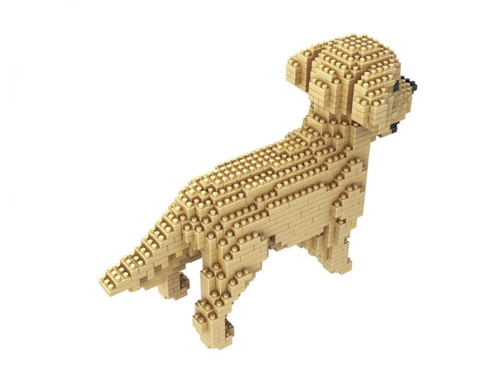 乐··高(lego)diy微颗粒益·智创意拼插装玩具宠物狗积木宠物狗