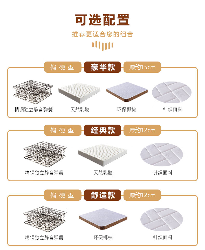 彈簧床墊薄款彈簧床墊10cm厚12釐米15兒童宿舍定製薄款10公分椰棕薄