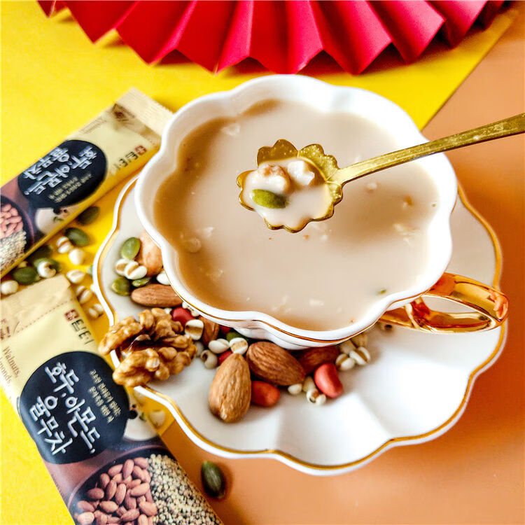 【年货】韩国进口丹特五谷茶八宝茶坚果营养代餐冲饮早餐饮品薏米粉