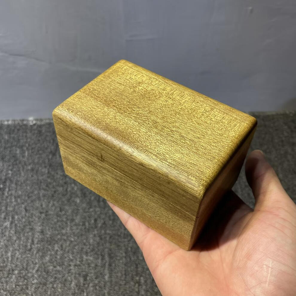 金丝楠木盒子首饰盒木盒礼盒收纳盒手表盒手串盒印章盒新款正方形10x