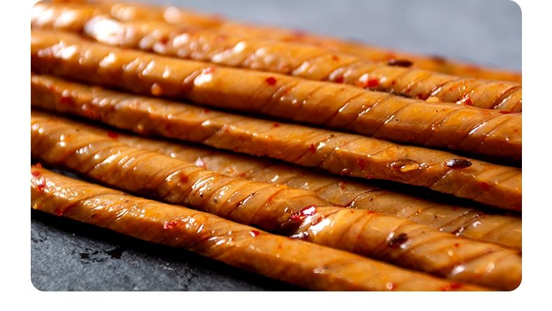 克拉古斯豆干120g10袋五香休闲零食辣条片整箱小时候的味道120g10包