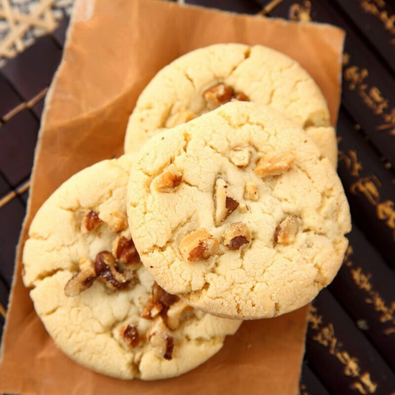 松鹤楼核桃酥700g礼盒苏州传统饼干糕点点点心老人怀旧零食特产 核桃