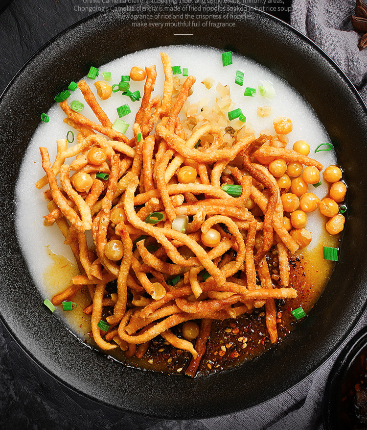 四川重庆咸油茶先生粉配料馓子特产小吃重庆油茶5袋装