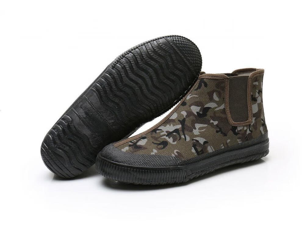 鲁泰冬季棉鞋男加绒加厚解放鞋高帮耐磨户外鞋防寒保暖工作劳保鞋cn