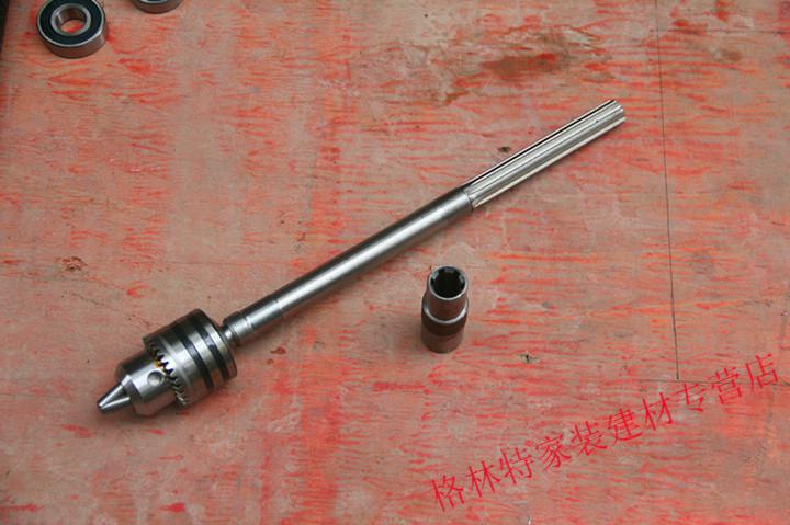 台钻轴主轴钻床台式钻床改装配件主轴传动套筒花键套轴皮带轮 改装