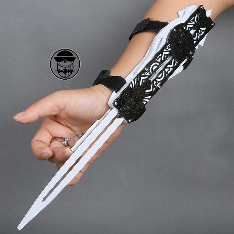 圣诞礼遇袖剑暗器袖箭刺客信条袖剑金属单线控袖剑11塑料袖箭二段直跳