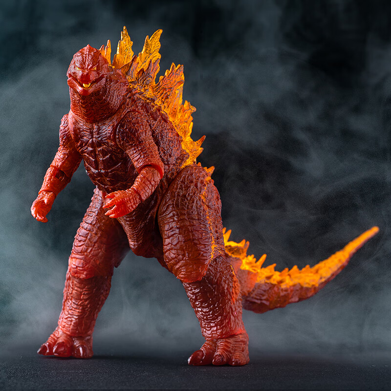 万代shf奥特曼超限形态哥斯拉怪兽可动玩偶电影版红莲核能喷射模型