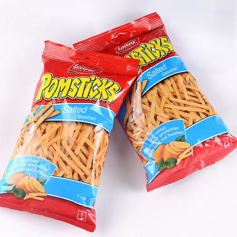 劳伦兹细薯条德国细薯条5包lorenz原味薯条网红小吃零食麻辣味混合