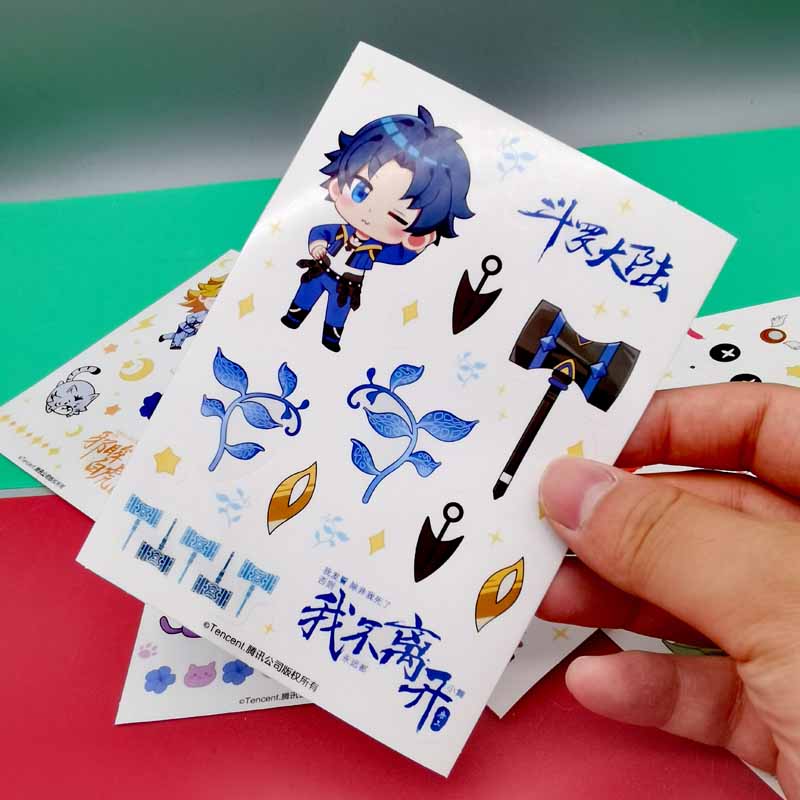 斗罗大陆贴纸 手账贴画q版萌七款人物学生用儿童创意卡通可爱 斗罗