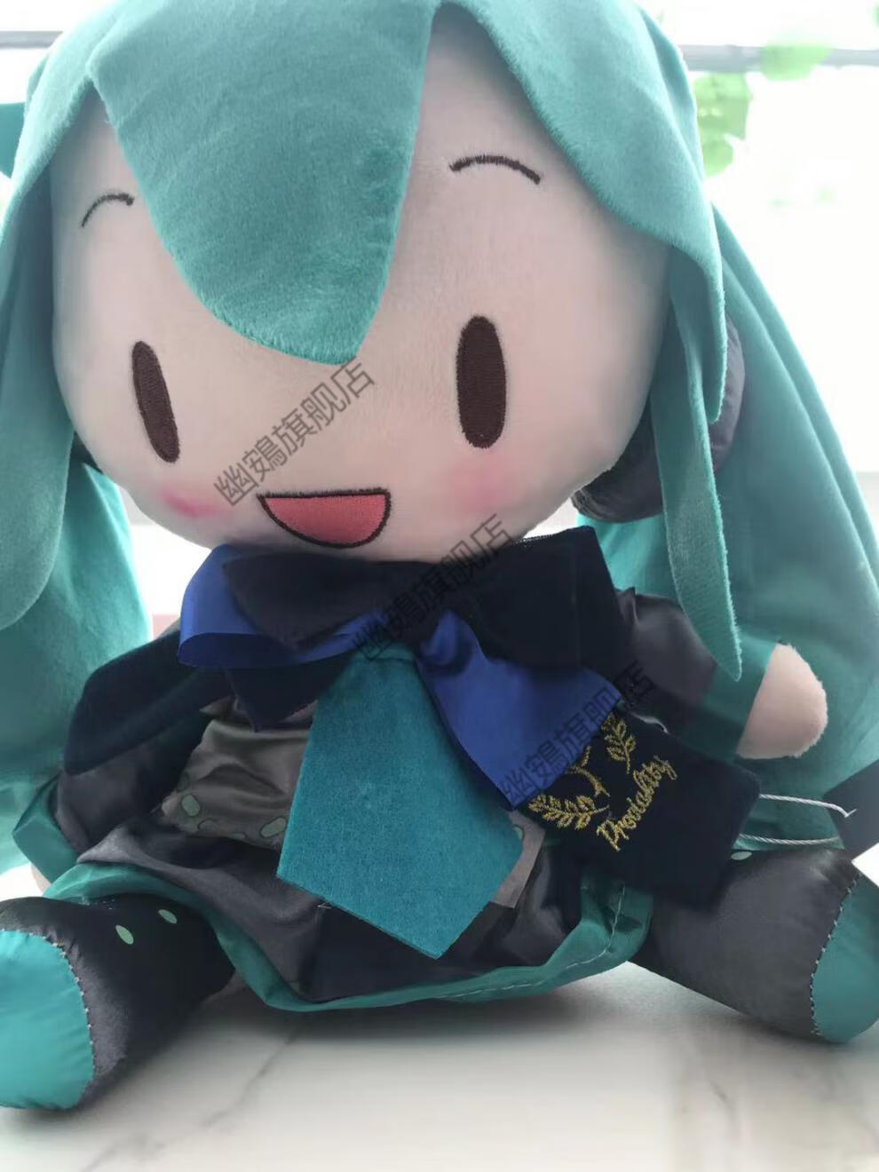 現貨fufu公仔初音未來fufu公仔娃娃抱枕毛絨玩偶 初音fu-聖誕fu 高約