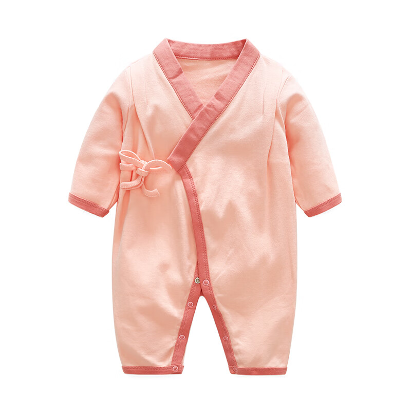 女婴衣服新生儿和尚服女婴儿童连体衣服初生纯男宝宝春